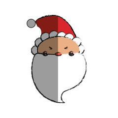 Santa claus xmas cartoon icon vector illustration graphic design