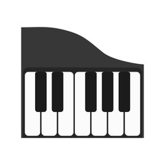 piano music instrument icon vector illustration graphic design