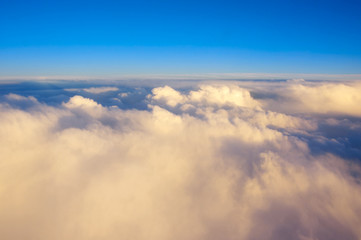 View above clouds