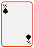 Luxury 40 Blank Queen Of Hearts Card