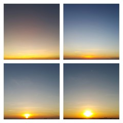 Another day Sunrise show in 4 steps.