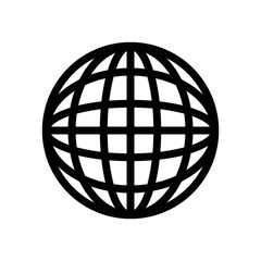 Global sphere symbol icon vector illustration graphic design