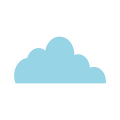 Clouds weather sky icon vector illustration graphic design