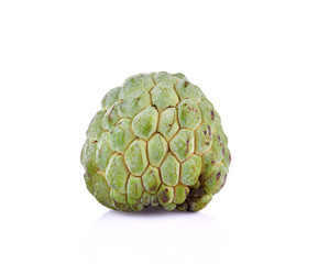 Fototapeta premium Custard apple na białym tle