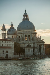 Naklejka na ściany i meble sunset view of Venice