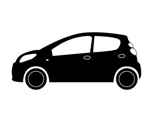 car icon. Small hatchback