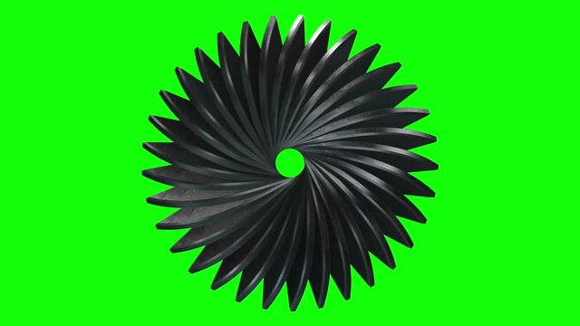 Aperture iris diaphragm. Diaphragm close and open. Available in HD video 3d render footage. Chroma key green screen.