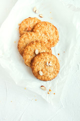 Homemade almond cookies