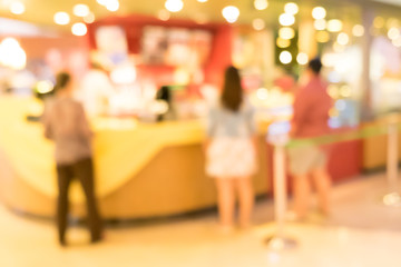 Blurred Shopping mall Interior background