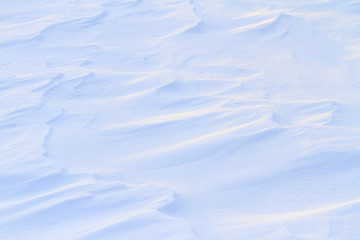 fresh clean snow that piled snowstorm