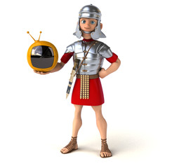 Naklejka premium Roman soldier