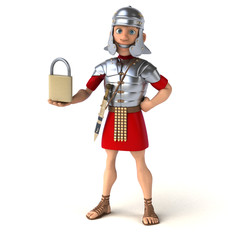 Naklejka premium Roman soldier