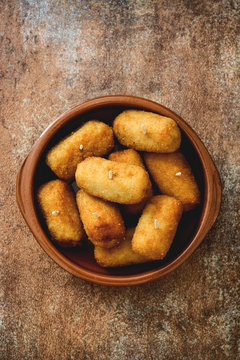 Delicious spanish croquettes