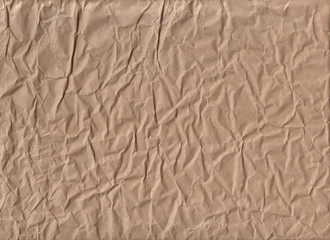 crumpled brown paper texture