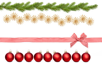 Weihnachtliche Bordüre