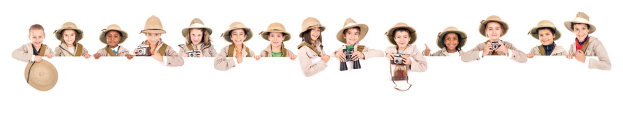 Kids ready for adventure