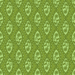 seamless pattern with leaves