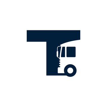 heavy truck logo vector