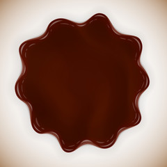 Delicious vector chocolate and milk yougurt illustration