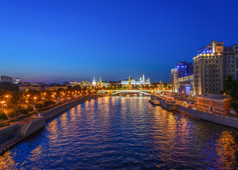 View on night Kremlin