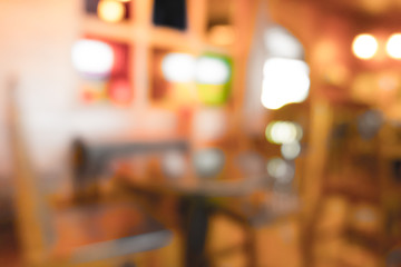 Blur coffee shop - vintage effect