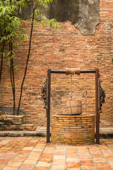 Water well in old home over 100 years , Chaina style , selective