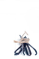 The fragrant vanilla isolated