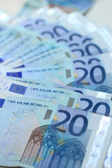 20 euro banknotes