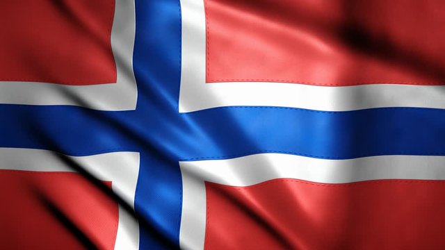 Realistic Ultra-HD flag of Norway waving in the wind. 
Seamless loop with highly detailed fabric texture. 
Loop ready in 4K resolution.