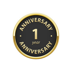 Anniversary 1 year badge  