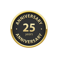 Anniversary 25 years badge  