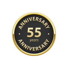 Anniversary 55 years badge  