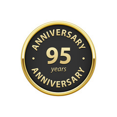 Anniversary 95 years badge