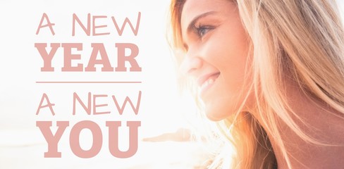 Composite image of new year new you
