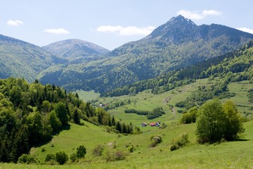 Summit of Mt. Velky Rozsutec and Mt. Stoh, Mala Fatra, Slovakia
