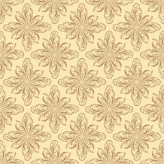 Arabic, islamic, indian seamless pattern