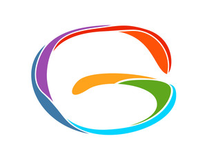 Fun and Colorful Initial G Wordmark