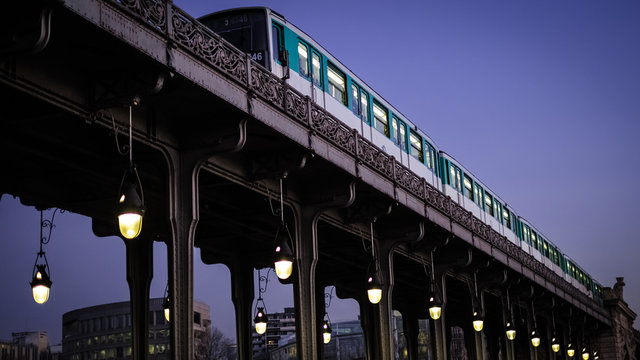 Fototapeta Métro parisien