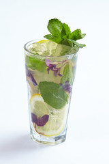 summer lemonade isolated