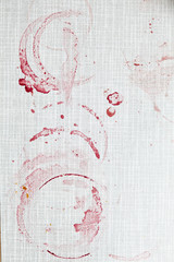 wine stains on the wood background