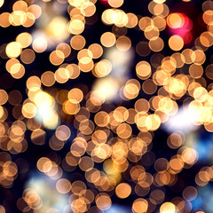 Christmas bokeh lights