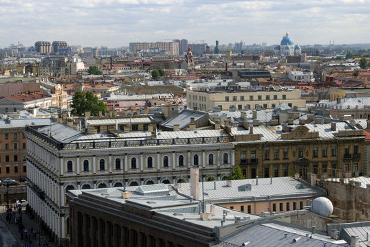 View of Saint-Petersburg city, Russia.