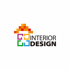 company logo. logo design. geometrical logo. colourful emblem