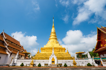 beautiful golden buddhist pagoda