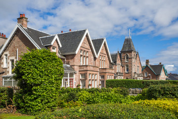 Fototapeta na wymiar guest house in inverness
