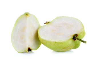 guava fruit isolated on white background