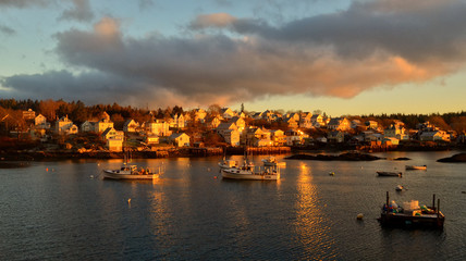 Fototapeta premium Maine Fishing Village #1
