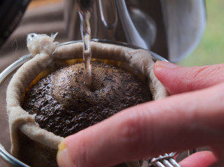 カフェ　ネルドリップコーヒー