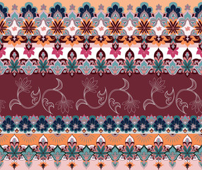 ethnic vector seamless border