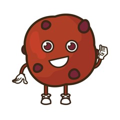 Cookie Biscuit Chocolate Vector Logo Design Element